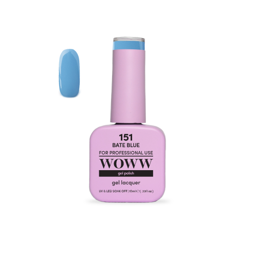 Ημιμόνιμο Βερνίκι New Woww Cosmetics 10ml Bate Blue - 151